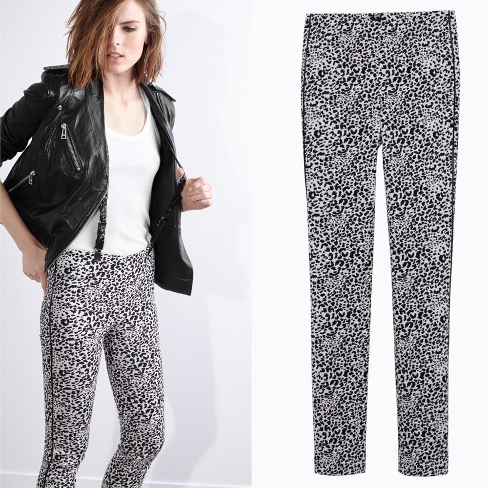 ZADIG & VOLTAIRE DELUXE Pharell Leopard Jacquard Leggings